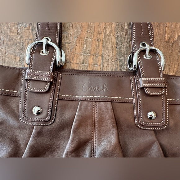 COACH Brown Purse - Picture 9 of 14